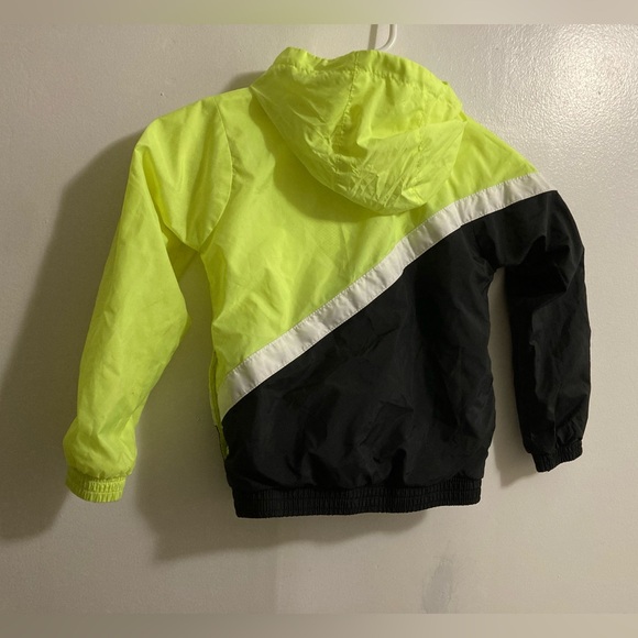 Nike lime green jacket coat outfit 4T toddler boy cloths windbreaker raincoat - Picture 5 of 11